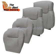 2006-2010 For Jeep Commander Driver & Passenger Bottom & Top Leather Seat Cover
