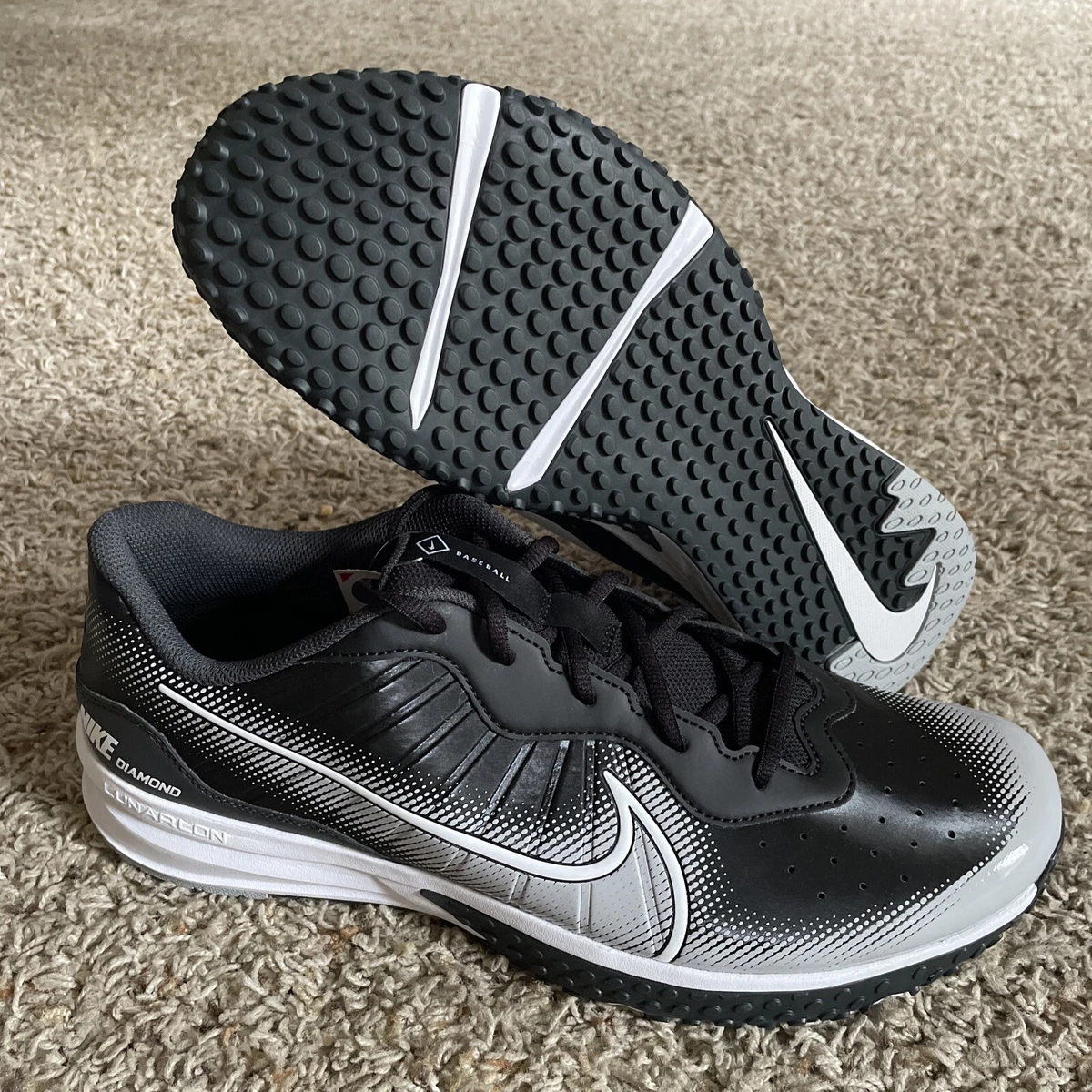 Nike men's alpha huarache shop varsity turf baseball cleats