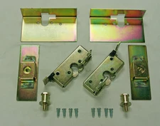 Large Locking Cat Jaw Claw Door Latches w/ Installation Kit Bear Type Grip Latch