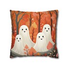 Cute Halloween Pillow Case, Autumn Farmhouse Decor, Cute Fall Pillow, 4 Sizes