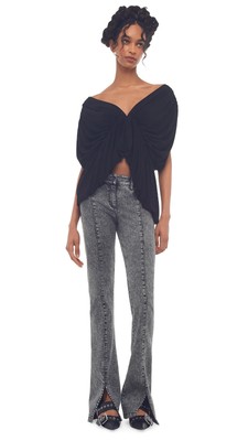 Norma Kamali butterfly top NWT small