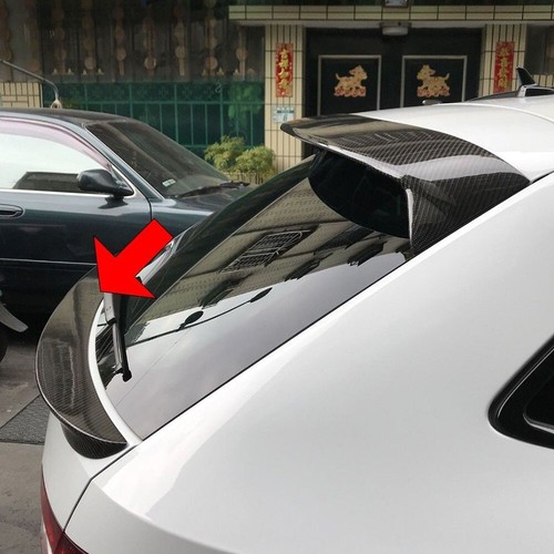 Black Fits For Skoda Škoda Superb B8 Estate Rear Middle Trunk Spoiler 15-20 - Picture 4 of 5