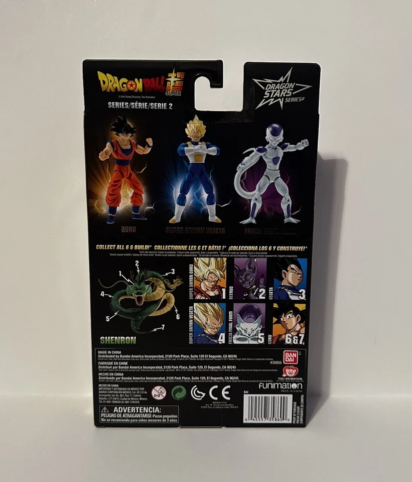 NUEVO BANDAI DRAGON BALL STARS SUPER SAIYAN VEGETA SERIE 2 BAF SHENRON Foto 3 de 4