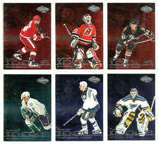 2000-01 UPPER DECK HEROES PLAYER IDOLS COMPLETE 6 HOCKEY CARD INSERT SET Rare