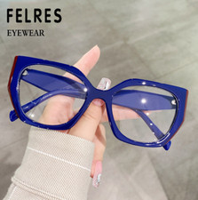 Cat Eye Anti Blue Light Reading Glasses For Women Classic Retro Glasses New