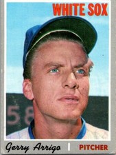 1970 Topps Baseball Gerry Arrigo