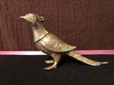 Mid 20th Century Weidlich Bros.Co. Silver Plate Pheasant Salt Shaker stamped   n