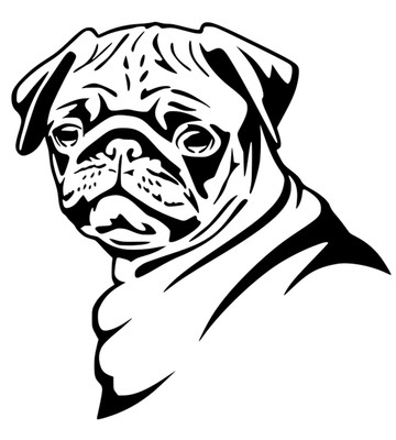 Tier Hund Katze Bulldogge Pferd Mylar Schablone Schablone 190 Mikron A3 Größe Art Deco
