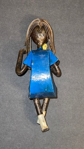 Manuel Felguerez Girl Lollipop Metal Iron Sculpture Art Modernist Mexican Artist - Picture 7 of 13