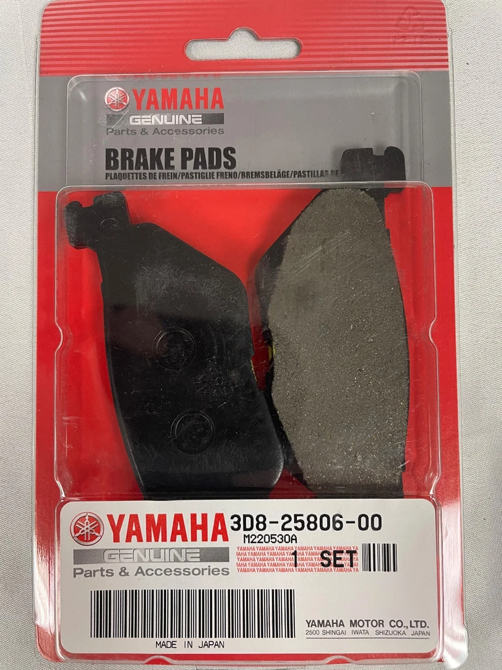 Yamaha Rear Brake Pads 2011-2017 Stryker, 2015-2016 Bullet Cowl 3D8-25806-00-00 - Image 3 of 3