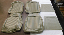New Reproduction 1968 Mustang Front Seat Covers Set Kit Vinyl Ivy Green