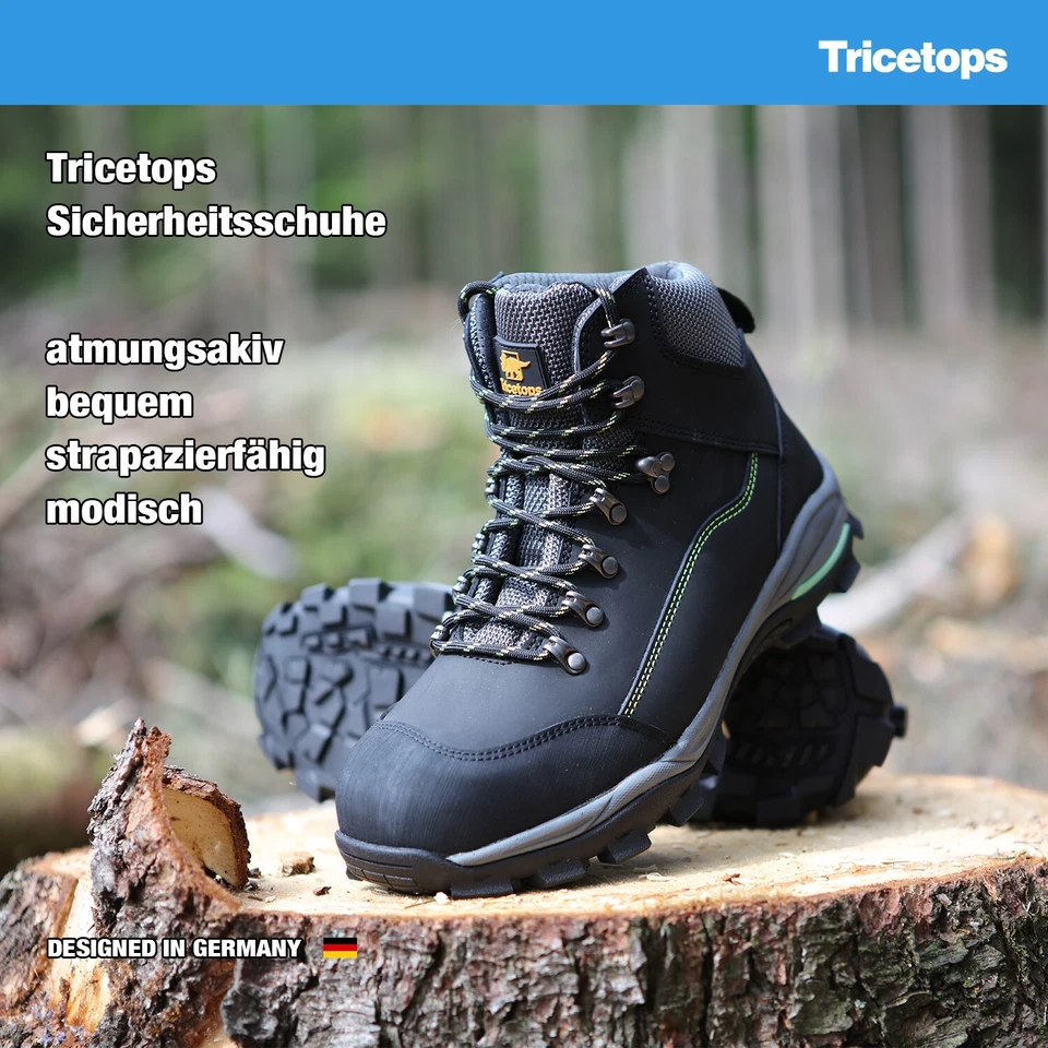 Sicherheitsschuhe S3 Herren Stahlkapp SRC Wasserdicht Komfortabele Arbeitsschuhe - Bild 3 von 4