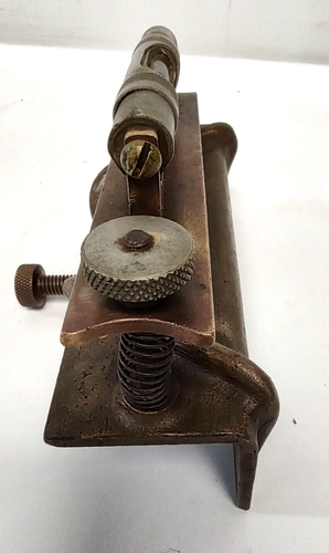 Unique Stanley Sweetheart #31 Brass Pocket Level Converted to Pipe Incline Tool - Picture 5 of 9