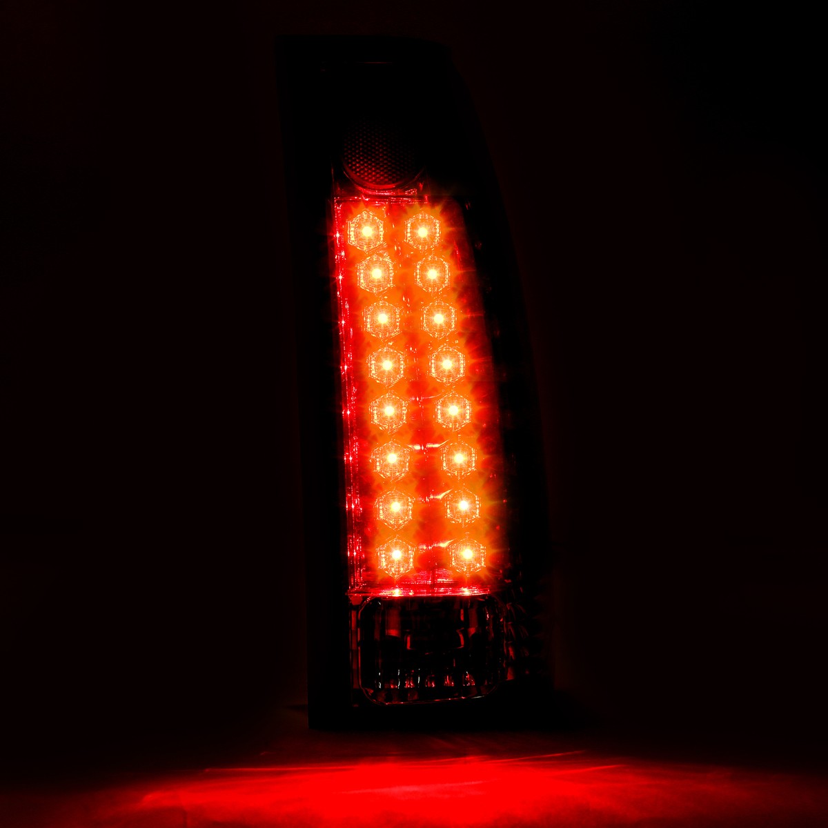 GMC Sierra Spyder LED Taillights   Red Clear   111 CCK88 LED RC