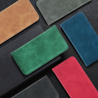 Magnetic Leather Wallet Phone Case For OPPO Reno 14F 13F Realme 15 14 13 12 C75