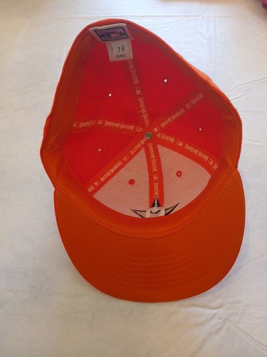 Houston Astros Hat Gold Star Logo VTG Fitted New Era Wool USA MLB Cap 7 1/8 - Picture 8 of 10