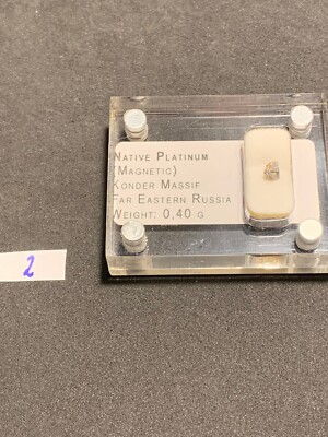 Platin, Einzelkristall, Konder Mine,Aldan, Jakutien, Russland