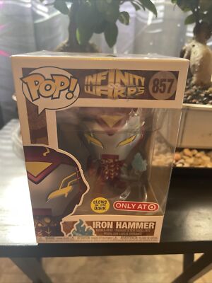 Funko Pop Infinity Warps 857 Iron Hammer Glow In The Dark Target & US Exclusive