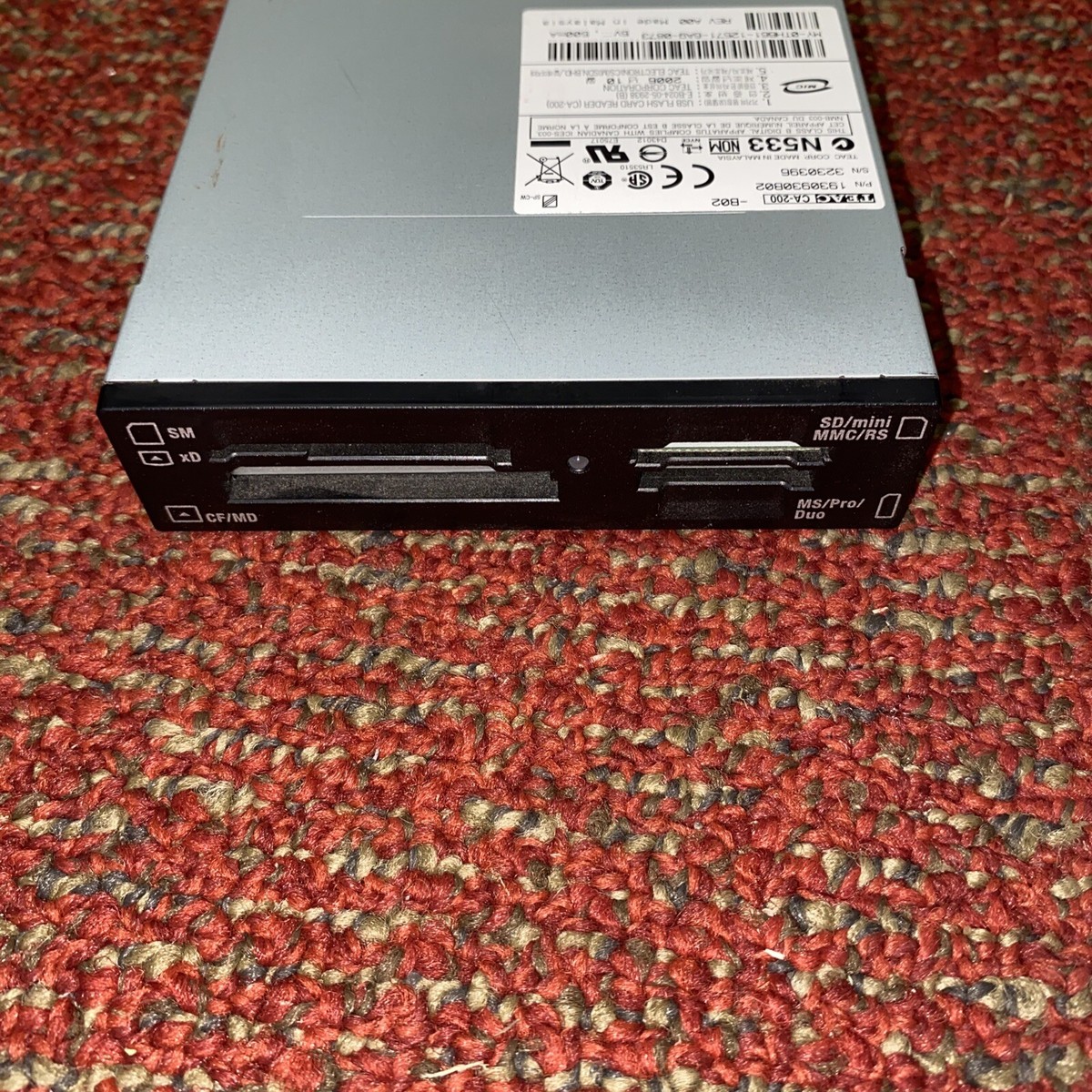 TEAC CA-200 カードリーダー USB Flash Card Reader TEAC CA-200 1930930B02 Sata Cord | eBay