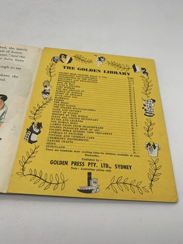 A LITTLE GOLDEN BOOK - WALT DISNEY - SWISS FAMILY ROBINSON - 1961 - 第 6/6 張圖片
