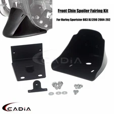 Front Chin Fairing Spoiler Cover For Harley Sportster XL1200 Iron 883 2004-2020
