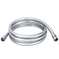 Smooth Shower Head Hose Flexible Extra Long Handheld Shower Hose Extension Replacement Anti-Kink White With Brass Spin Inner Core 6 Feet 71 Inches Rainovo Shower Hose PVC