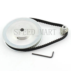 motor reduction stepper belt timing pulley 60t cnc ratio xl kit 12t