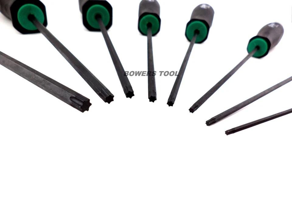 Bondhus 8pc Torx Star Screwdriver Set T40-T9 MADE IN USA 34534 High Torque Steel - Image 4 of 4