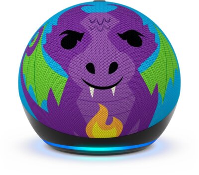 Brand New Amazon Echo Dot Kids (5th Gen, 2022) with Alexa -- Fire Dragon or Owl