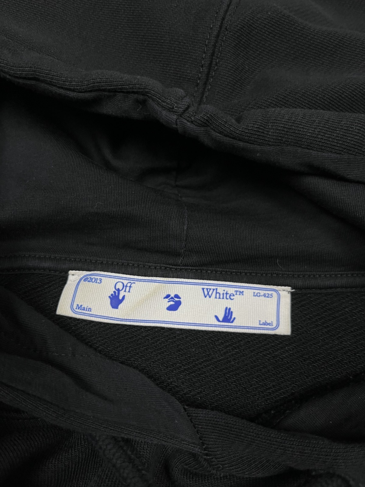 Off-White Rainbow Gradient Script Logo Cropped Ho… - image 6