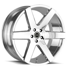 20x8.5 Strada Wheels Coda Chrome Rims 4pcs
