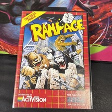 Rampage Sega Master System Complete in Box Tested Working