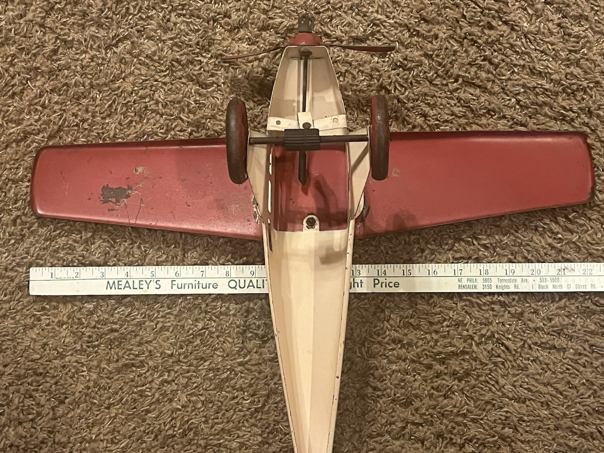Jouet Avion Ancien Steelcraft Boycraft, Acier Pressé, Années 1920, Modèle NX130, Rare