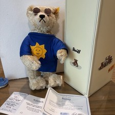 Steiff Teddy Bear Sunny Danbury Mint 35 Mohair EAN 654473 COA Tags Box  Growler