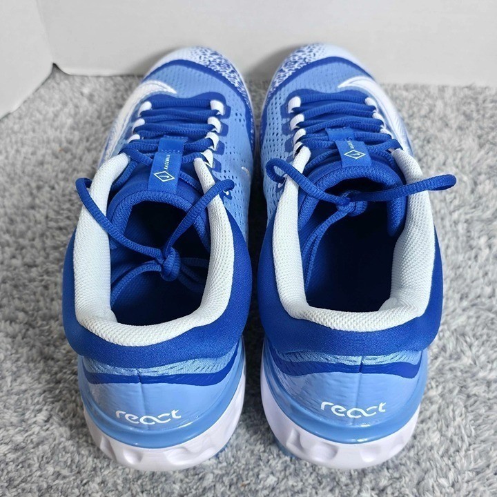 Nike Alpha Huarache Elite 4 Low MCS Baseball Cleats Mens Size 13 DX6962-415 Blue thumbnail 9