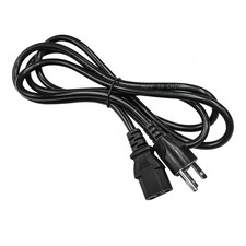 6 FT 3 Prong AC Power Cord Cable for HP Dell ASUS Sony Laptop Replacement