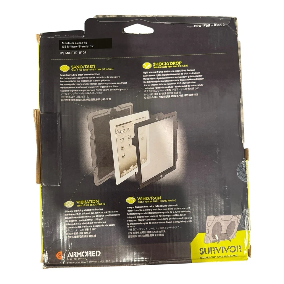 Survivor 3rd/4th Gen And IPad 2 Military Duty Case With Stand - Image 2 of 3