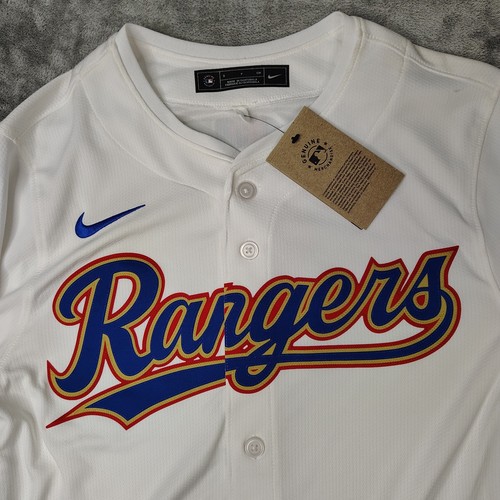 Maglia Texas Rangers Nike Home piccola cucita 2023 World Series Champions Patch - Foto 5 di 12