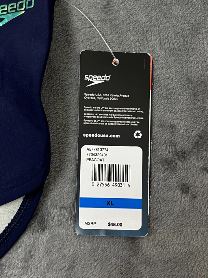 Pantalones cortos de natación Speedo para mujer XL azul marino resistentes a pilling protección UPF 50+ Foto 4 de 4