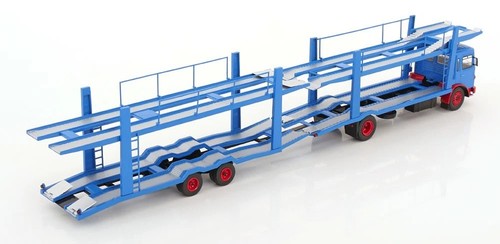 MAN F7 Trasportatore auto blu 1970 1/43 ixo TTRX034 - Foto 2 di 5