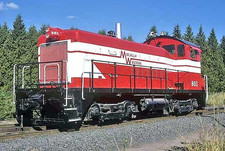 MOLLALA WESTERN 801 @ CANBY, OR_JULY 8, 1993 _ORIGINAL TRAIN SLIDE