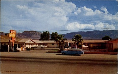 Mesquite,NV Desert Palms Motel Clark County Nevada Postcard