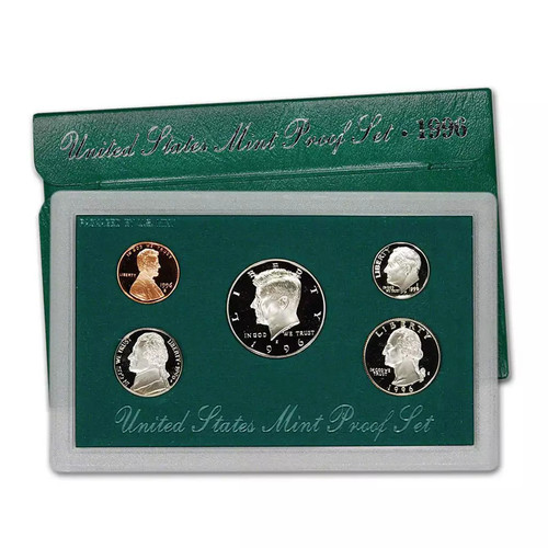 1996-S U.S. Clad Proof Set: Complete 5-Coin Set, Original Packaging - Picture 1 of 1
