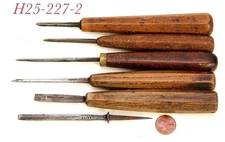 old antique WOODWORKING CARVING CHISEL TOOLS Maier Herring others