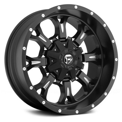 Fuel D517 KRANK Wheels 20x9 (1, 5x150, 110.1) Black Rims Set of 4