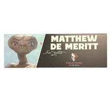 Matthew De Merit Autographed Frightmare in the Falls Nameplate