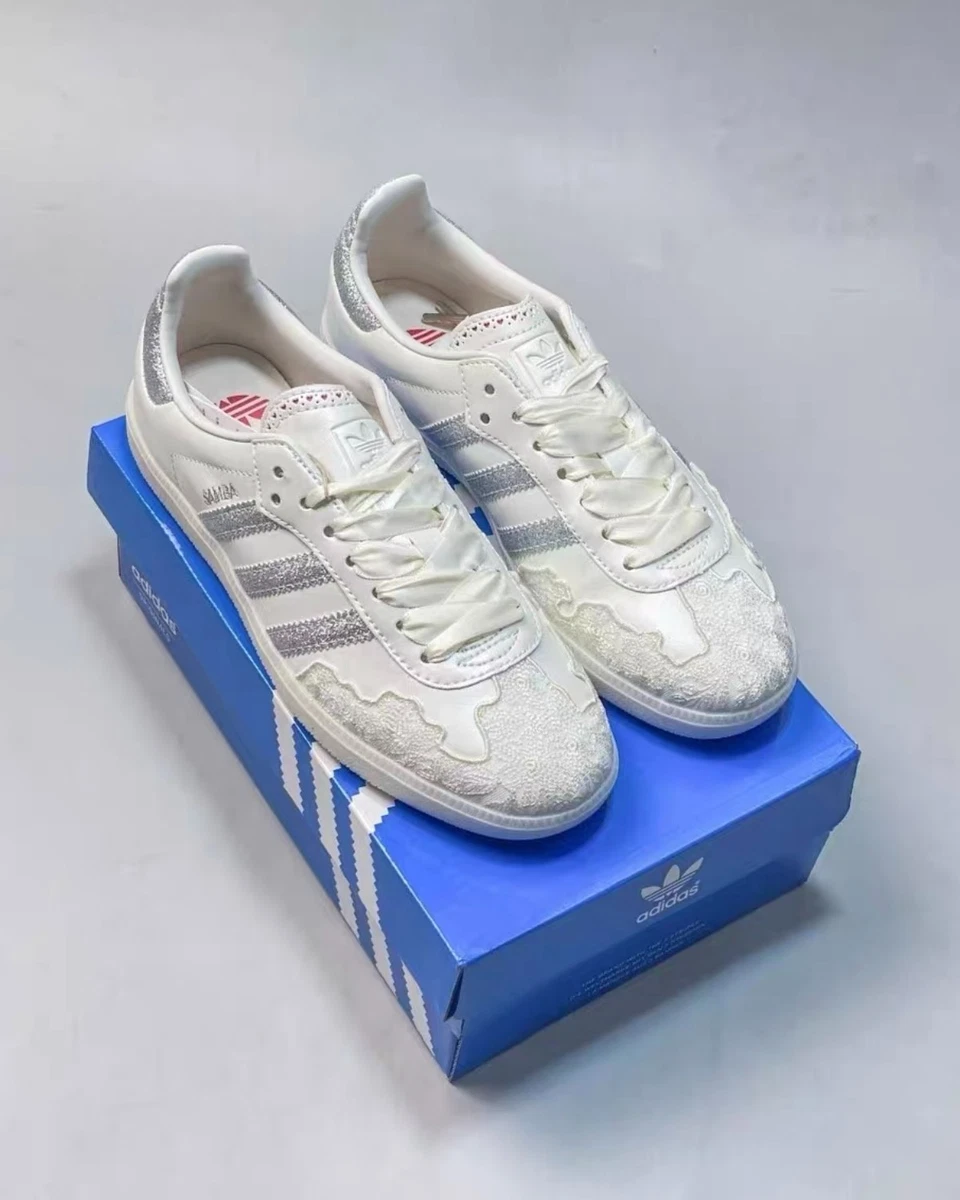 adidas gazelle silver green womens adidas Originals Women's Samba OG
