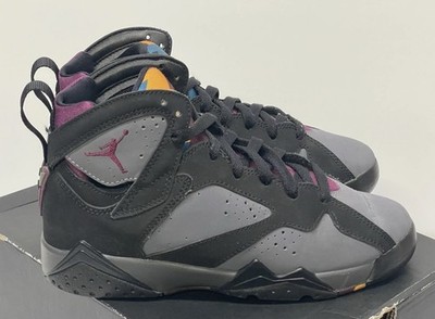 NIKE AIR JORDAN VII 7 RETRO BG BLACK BORDEAUX GRAPHITE GREY BRED 304774-034 4Y 4