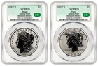 2025-S (PR70) Reverse Proof Morgan & Peace Silver Dollar  CAC AR/AD (CACG)