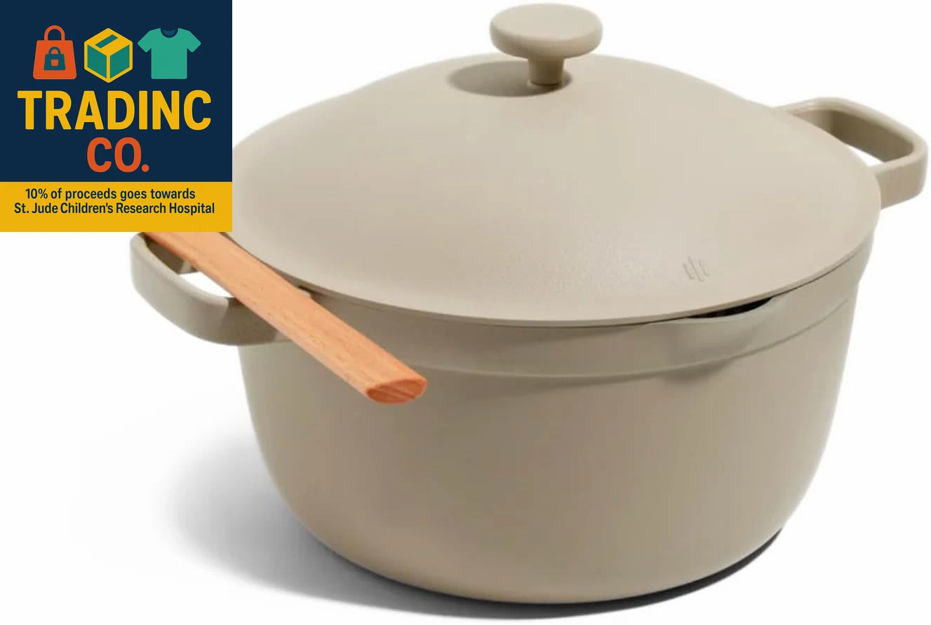 Perfect Pot - 5.5 Qt. Nonstick Ceramic Sauce Pan with Lid | Versatile Cookware f